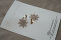 Duo klikklak - Bloemetje goud (3cm)