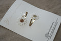 Duo klikklak - Madeliefje brons & goud (4cm)