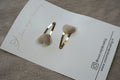 Duo klikklak - Velvet hearts beige (4cm)
