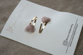 Duo klikklak - Velvet hearts roze (4cm)
