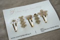 Luxe setje haarspeldjes "Fleur" (4cm)