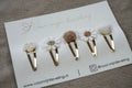 Luxe setje haarspeldjes "Marlie" (4cm)