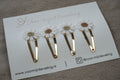 Setje "madeliefjes goud & brons" (5cm)